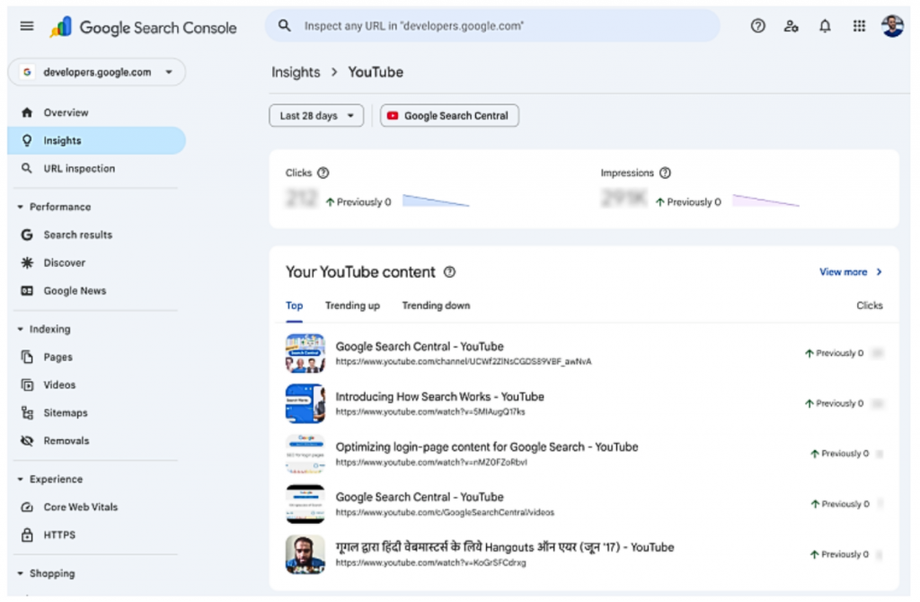 Google Search Console Social Profiles - Insights - YouTube