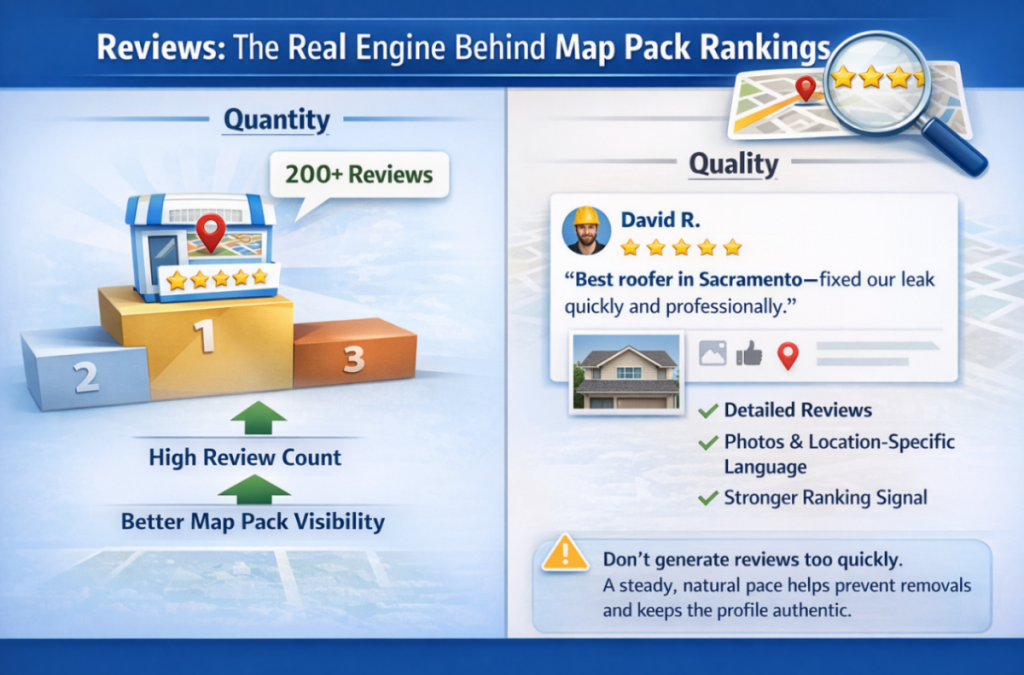 Reviews: The Real Engine Behind Map Pack Rankings